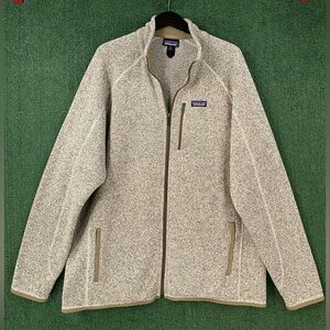 Patagonia Better Sweater Oatmeal Full Zip Jacket Men’s Size 3XL